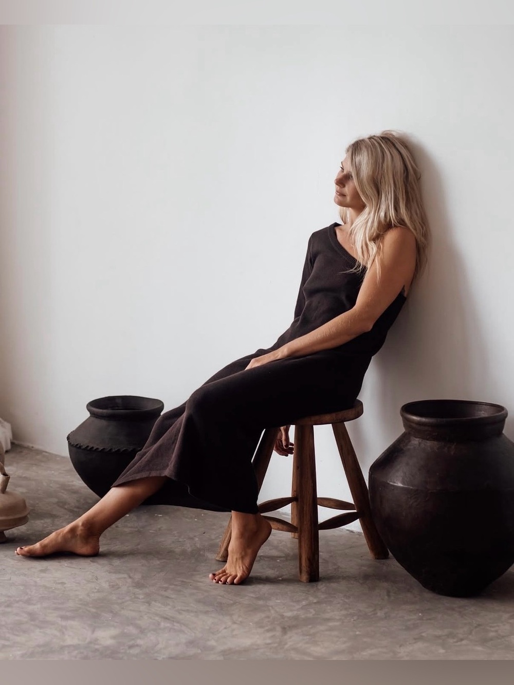 Avy & Co ODE One Shoulder Knit Dress - Picture 2 of 5